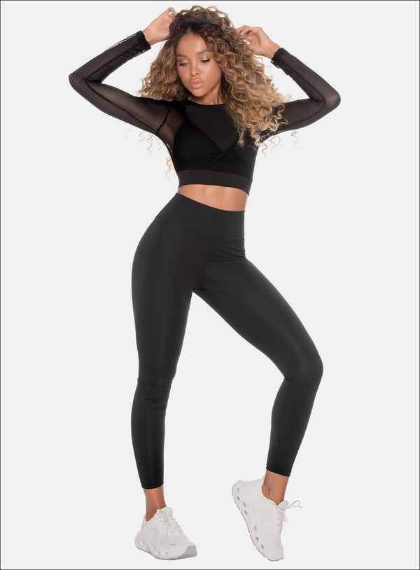 POLYESTER SPORTS LEGGINS - 110093