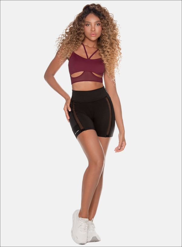 KIARA FABRIC SPORTS SHORT - 110313