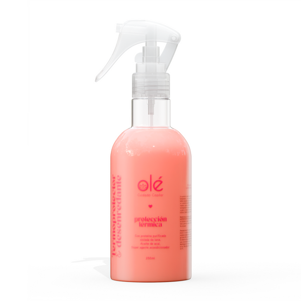 Heat protectant & detangler with purified wool protein 250 ml