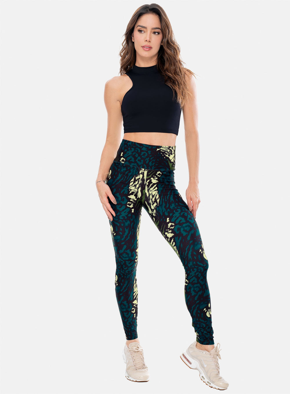 SUBLIMATED WOMEN'S SPORTS LEGGINS ONE SIZE REF: 106143